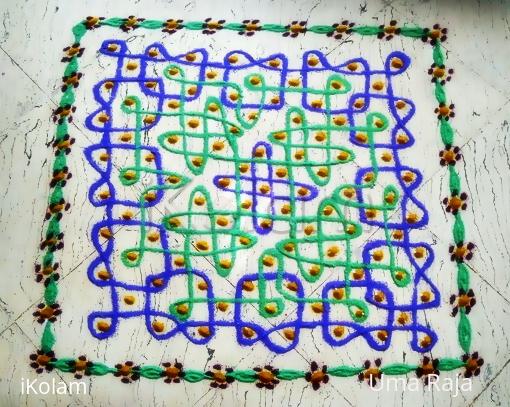 Rangoli: sowmis kolam