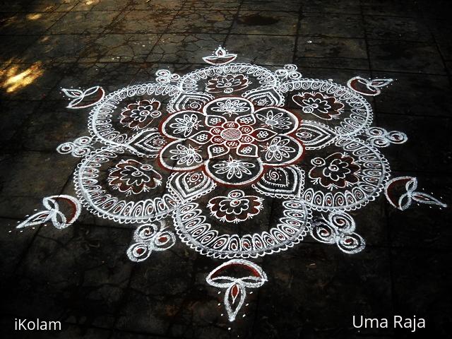 Rangoli: happy tamill new year