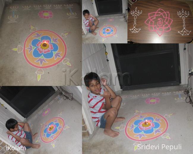 Rangoli: Freehand Diwali Rangoli 2011