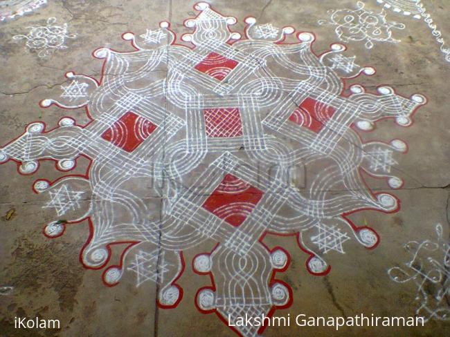 Rangoli: mazhai kolam