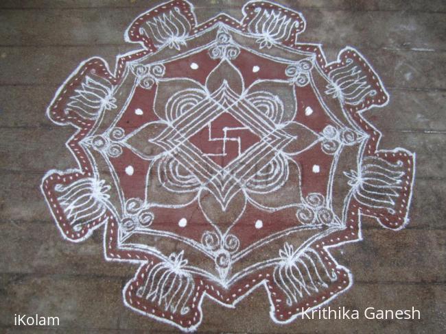 Rangoli: margazhi kolam