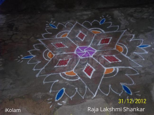 Rangoli: margazhi kolam