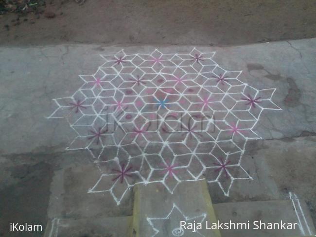 Rangoli: dotted kolam