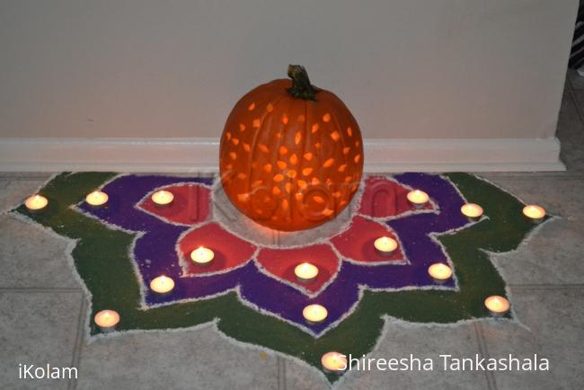 Rangoli: Halloween Kolam