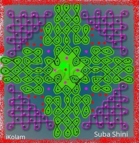 Rangoli: sikku kolam 52