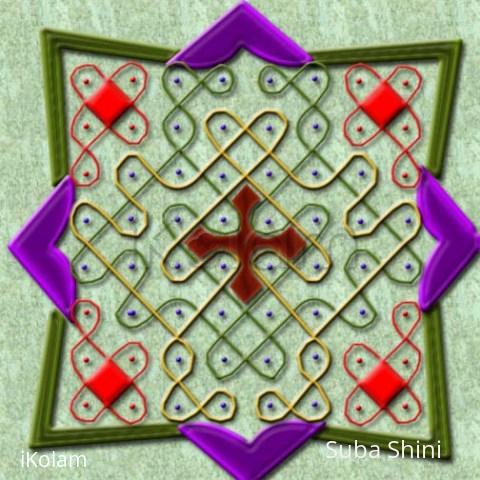 Rangoli: sikku kolam44