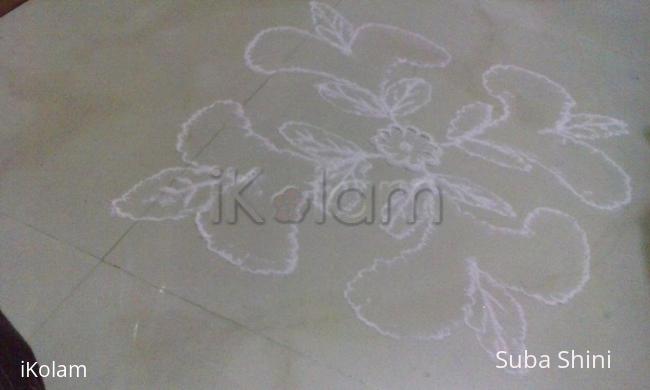 Rangoli: beginner kolam