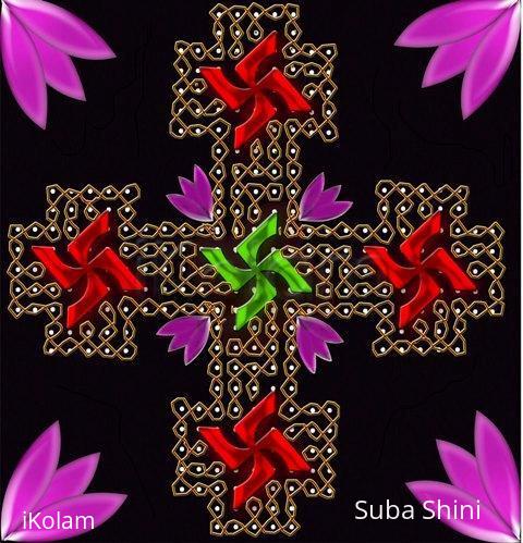 Rangoli: sikku kolam 51