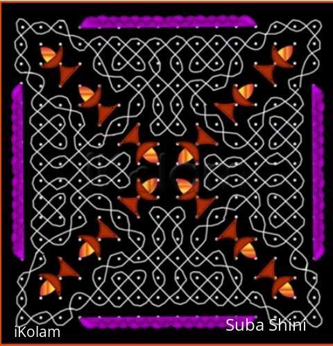 Rangoli: sikku kolam50