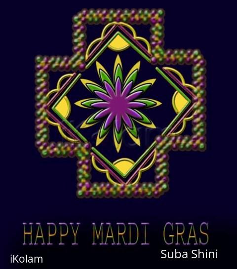 Rangoli: Mardi gras