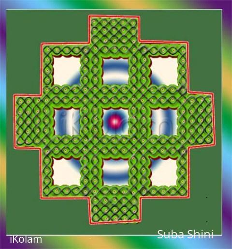 Rangoli: sikku kolam59