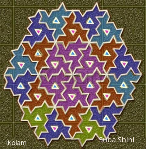 Rangoli: Rajamma's puzzle kolam