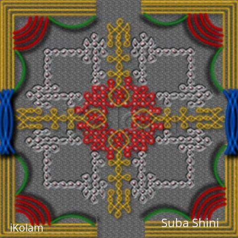 Rangoli: sikku kolam49