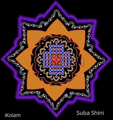 Rangoli: sikku kolam 81