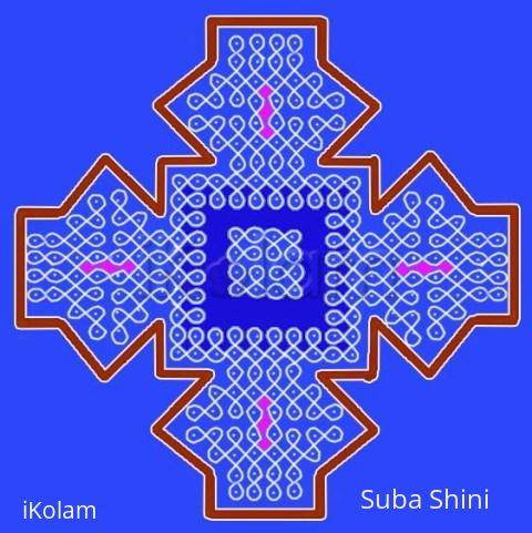 Rangoli: sikku kolam63