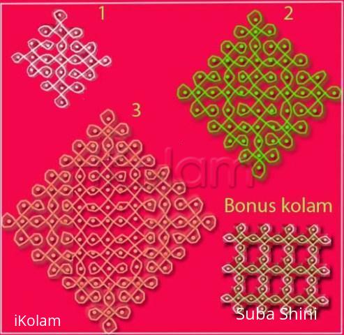 Rangoli: sikku kolam42