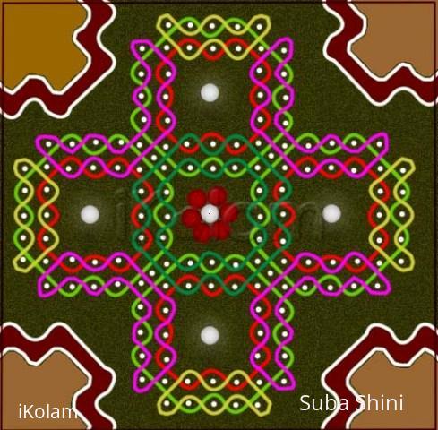 Rangoli: sikku kolam55