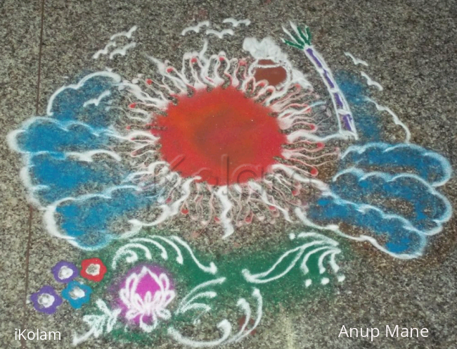 Rangoli: Makara Sankranthi 2012