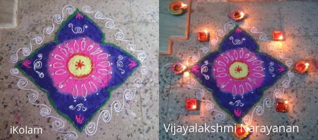 Rangoli: Rangoli for Thiru Karthikai 2012