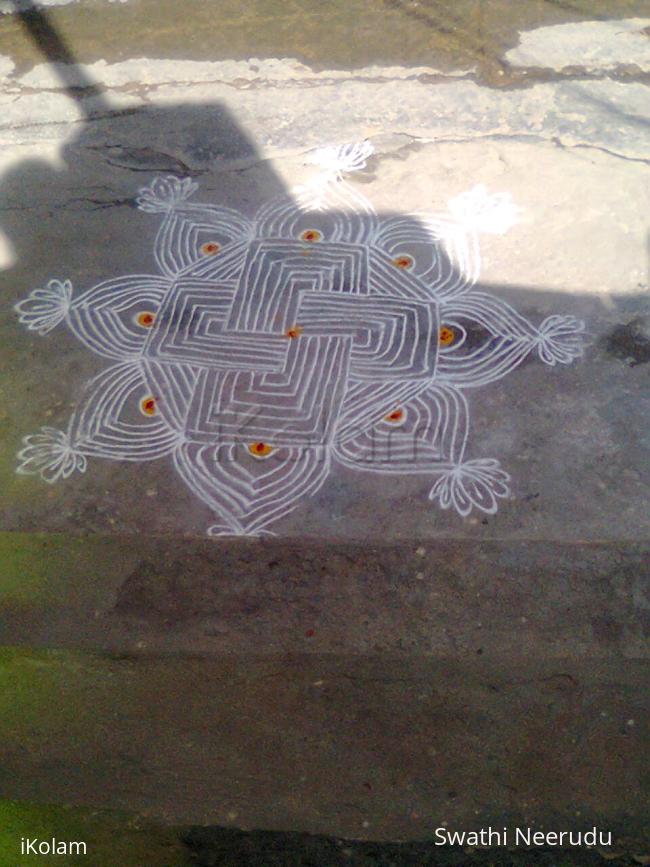 Rangoli: free hand