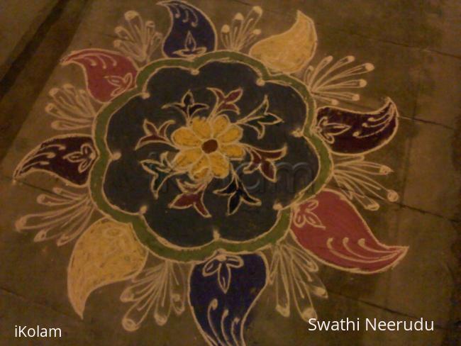 Rangoli: New year freehand