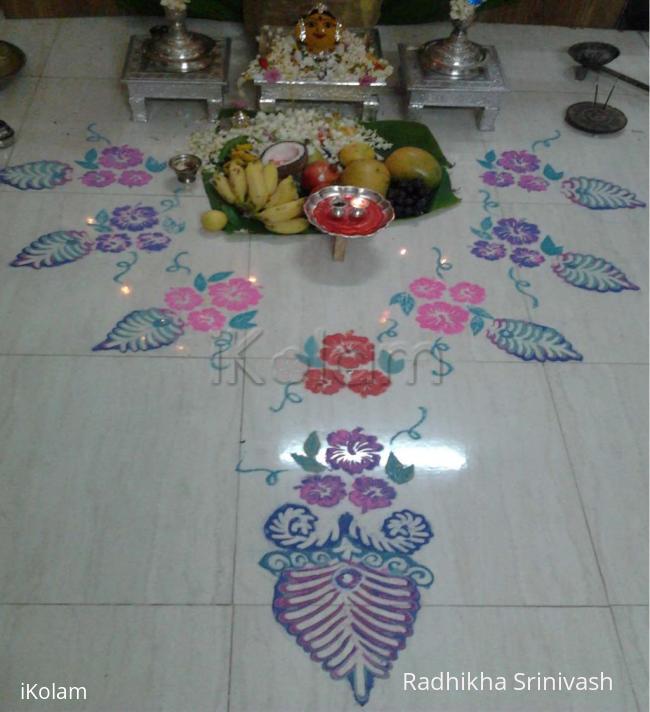 Rangoli: varalakshmi vritham 2012