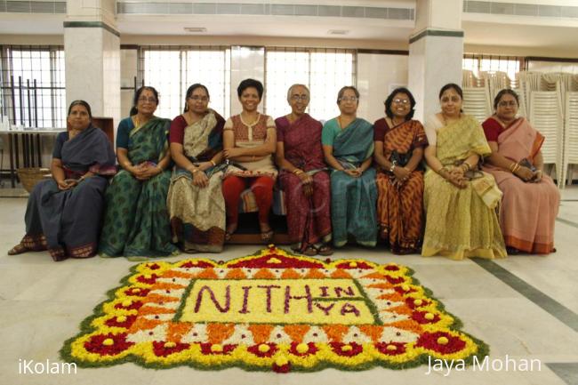 Rangoli: Pookolam for wedding