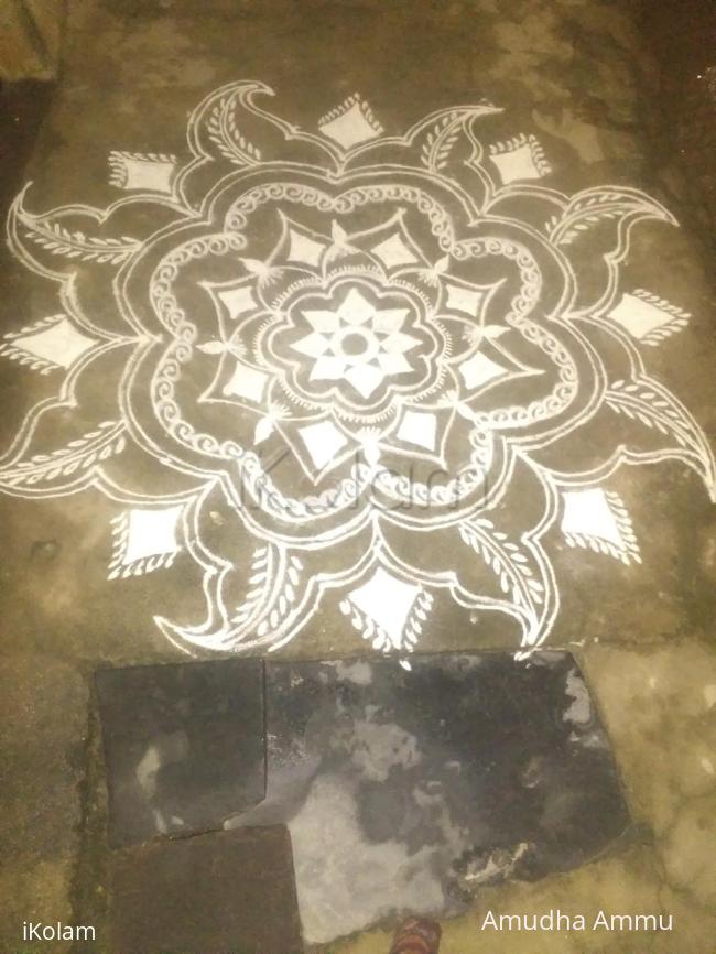 Rangoli: Diamond rangoli