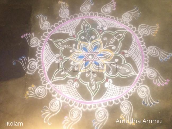 Rangoli: margazhi kolam