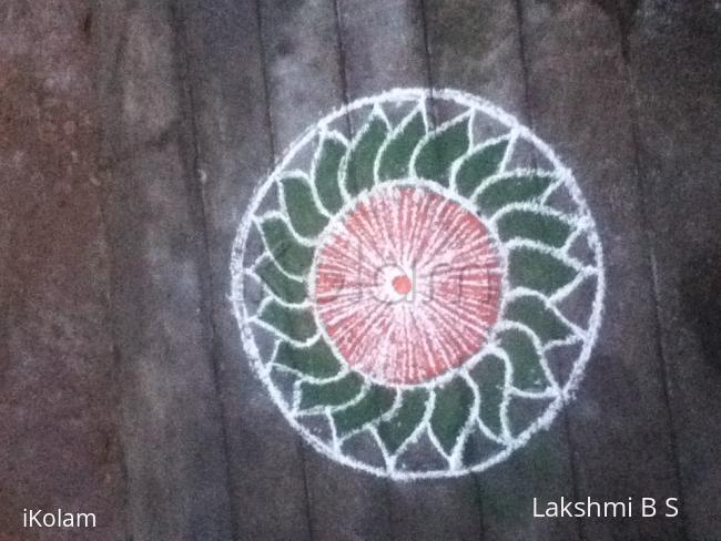 Rangoli: simple design 