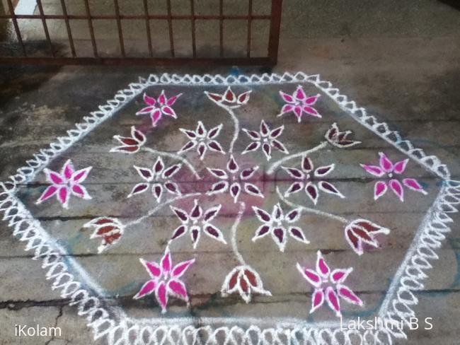 Rangoli: flowers