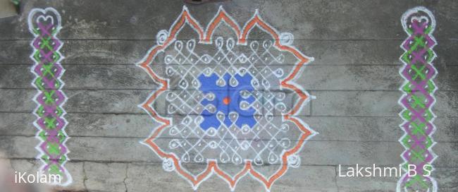 Rangoli: pulli vachha kolam