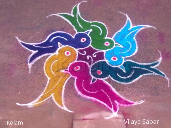 Rangoli: dot kolam 