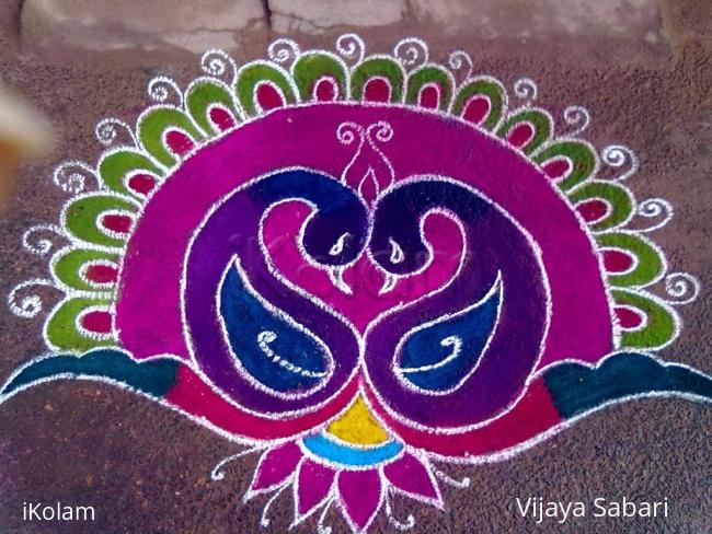 Rangoli: Peacock