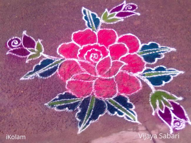 Rangoli: Freehand rangoli