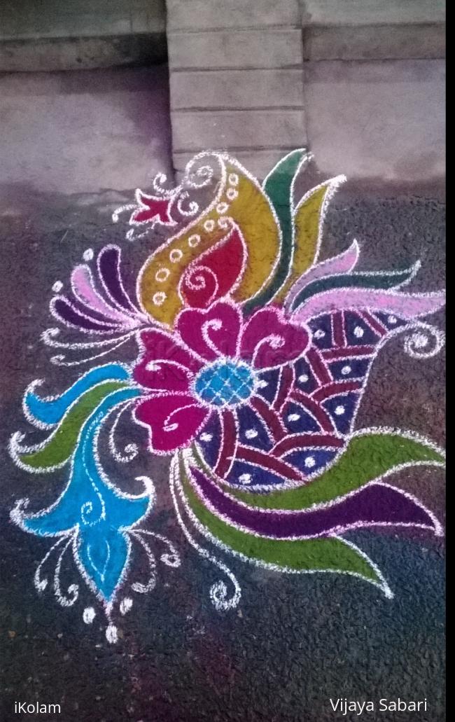 Rangoli: freehand