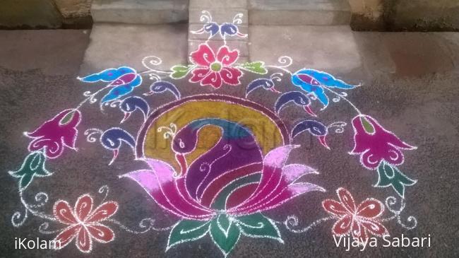 Rangoli: freehand