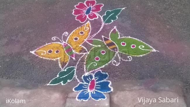 Rangoli: dotted kolam