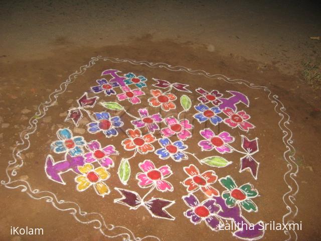 Rangoli: Flowers