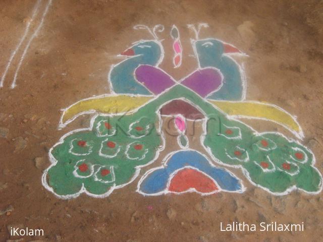 Rangoli: Peacocks