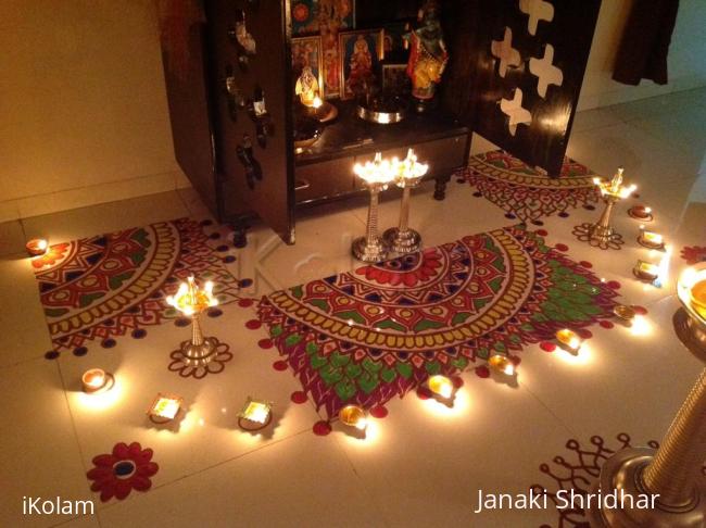 Rangoli: Rangoli for Karthigai festival