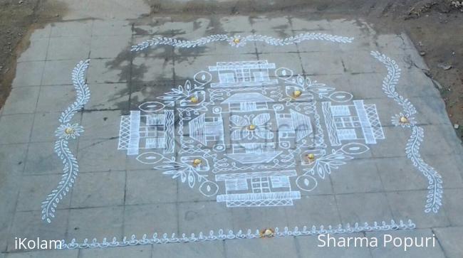 Rangoli: sankranthi Rangoli