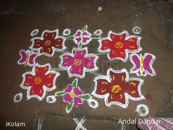 Rangoli: new year kolam - neighbour