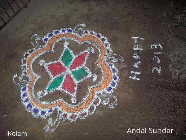 Rangoli: new year kolam