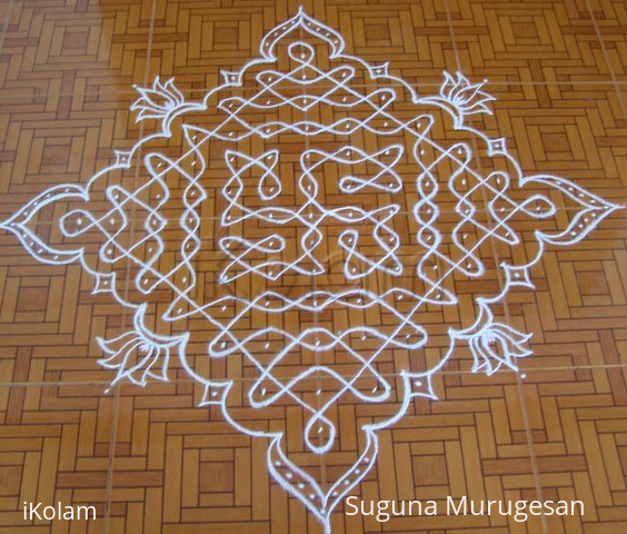 Rangoli: chikku kolam