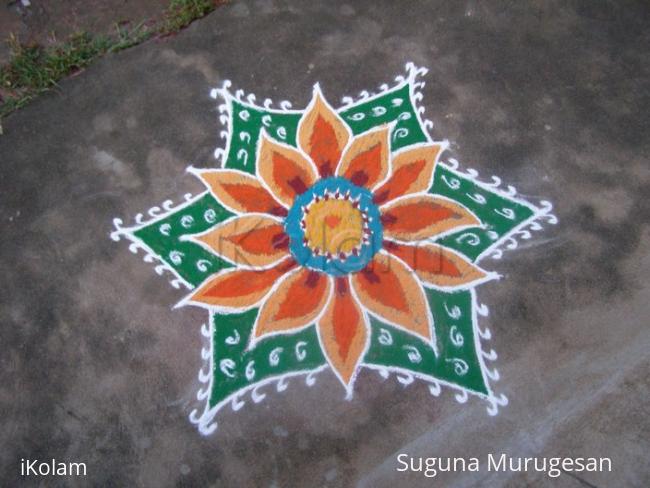 Rangoli: margazhi kolam2