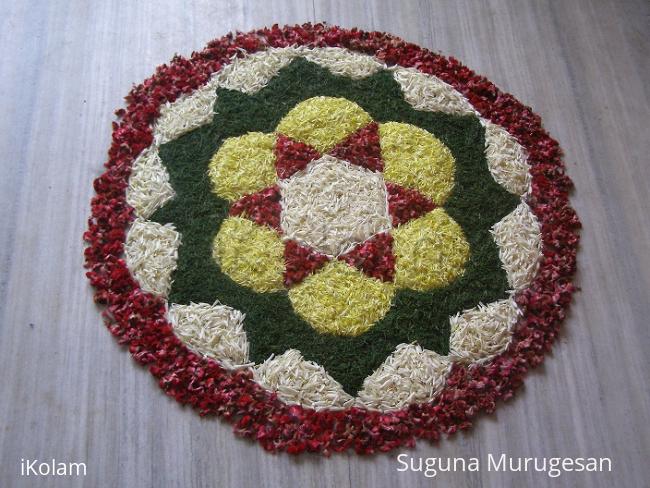 Rangoli: wedding poo kolam