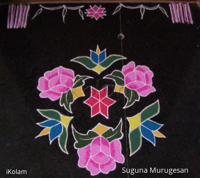 Rangoli: aadi perukku special kolam!