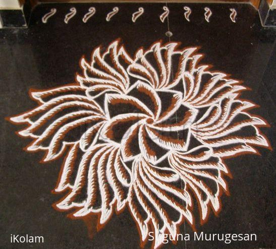 Rangoli: friday kolam