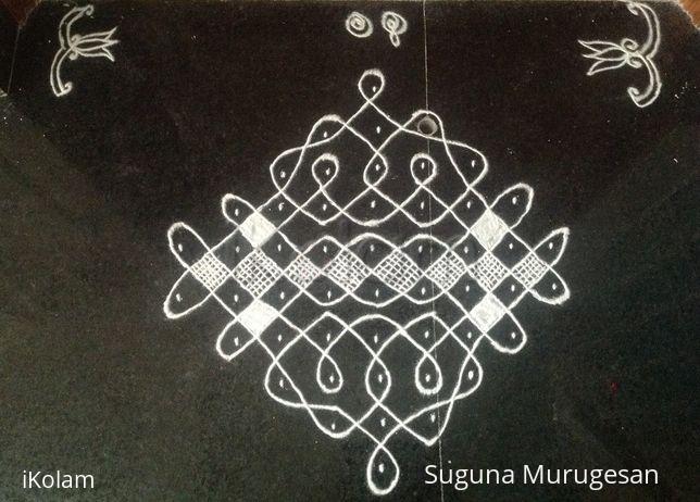 Rangoli: chikku kolam